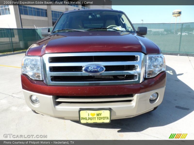 Royal Red Metallic / Camel 2009 Ford Expedition Eddie Bauer