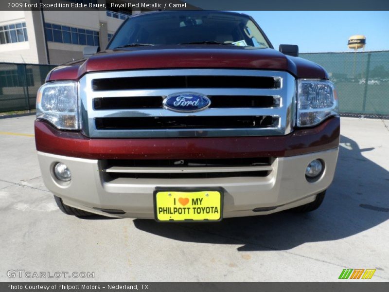 Royal Red Metallic / Camel 2009 Ford Expedition Eddie Bauer