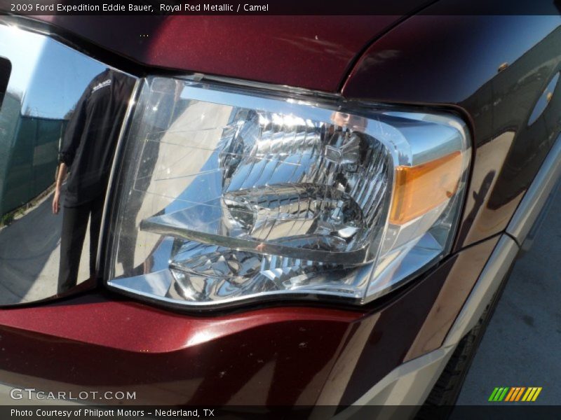 Royal Red Metallic / Camel 2009 Ford Expedition Eddie Bauer