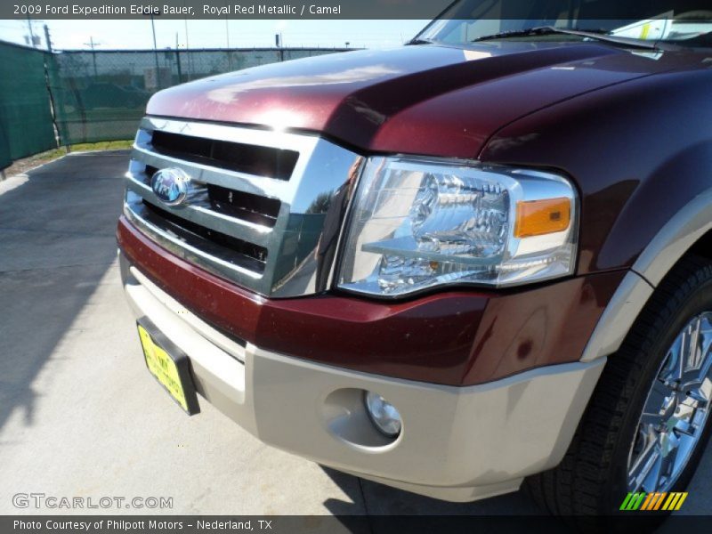Royal Red Metallic / Camel 2009 Ford Expedition Eddie Bauer