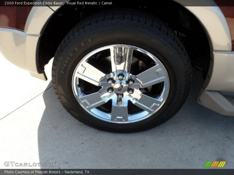 Royal Red Metallic / Camel 2009 Ford Expedition Eddie Bauer