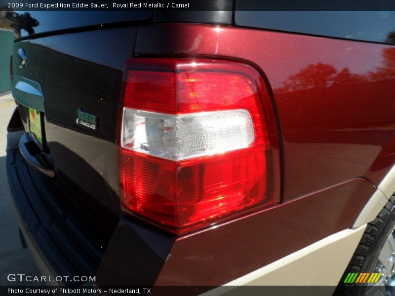 Royal Red Metallic / Camel 2009 Ford Expedition Eddie Bauer