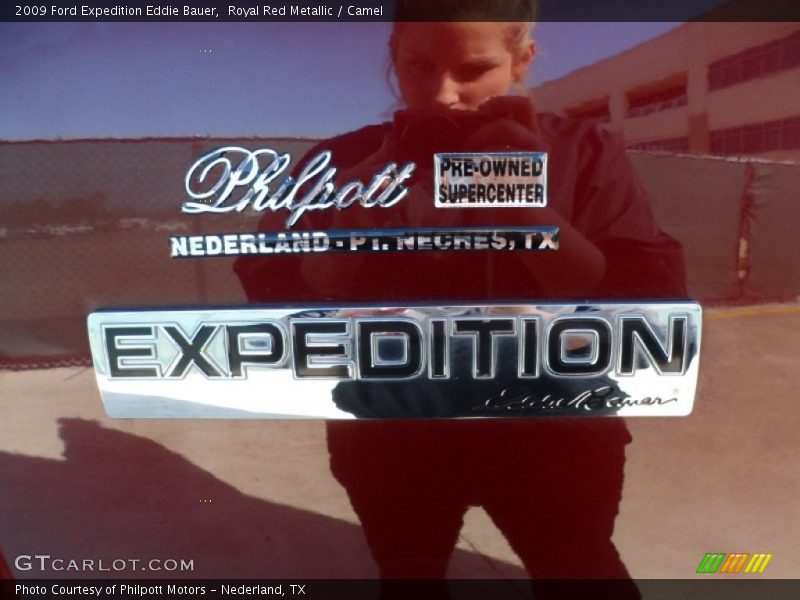 Royal Red Metallic / Camel 2009 Ford Expedition Eddie Bauer