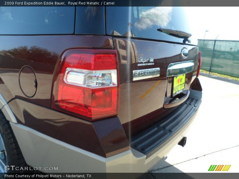 Royal Red Metallic / Camel 2009 Ford Expedition Eddie Bauer