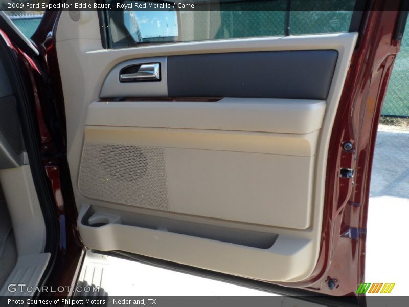 Royal Red Metallic / Camel 2009 Ford Expedition Eddie Bauer