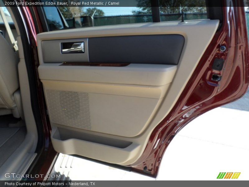Royal Red Metallic / Camel 2009 Ford Expedition Eddie Bauer