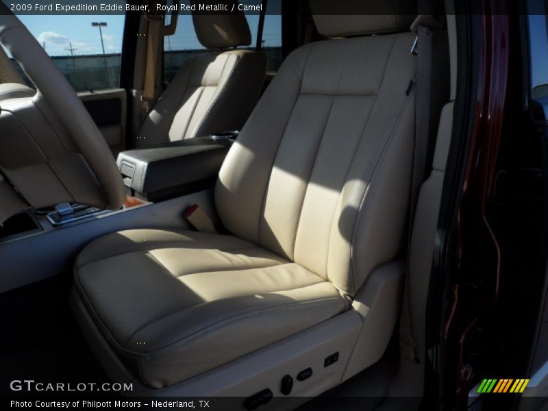 Royal Red Metallic / Camel 2009 Ford Expedition Eddie Bauer
