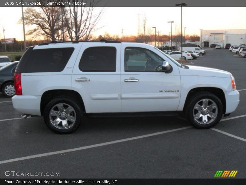 Summit White / Ebony 2009 GMC Yukon SLT