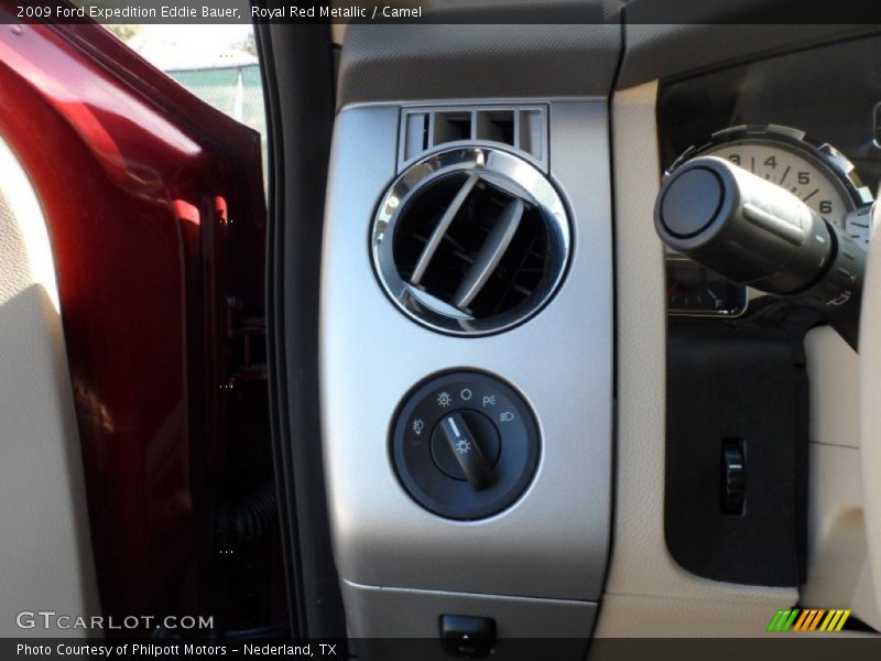 Royal Red Metallic / Camel 2009 Ford Expedition Eddie Bauer