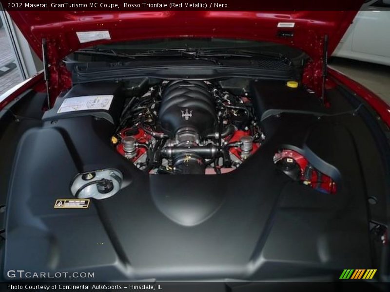 Rosso Trionfale (Red Metallic) / Nero 2012 Maserati GranTurismo MC Coupe
