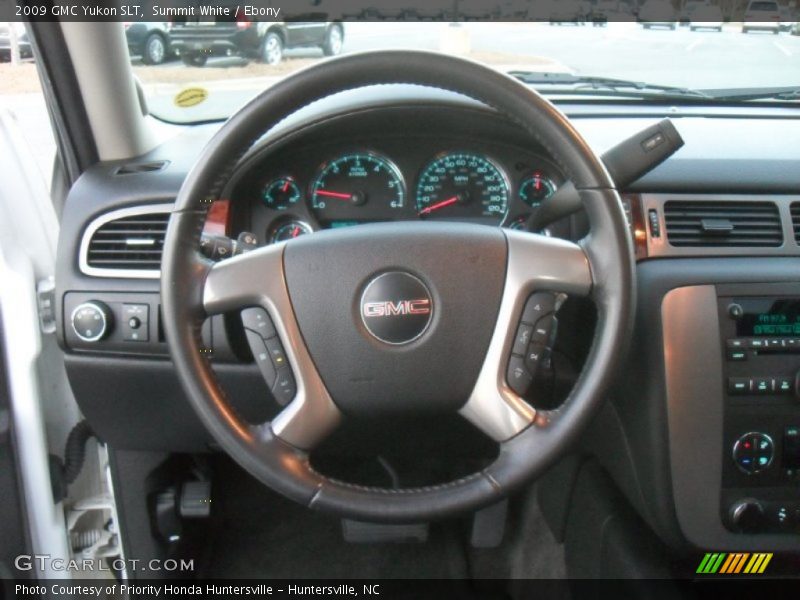 Summit White / Ebony 2009 GMC Yukon SLT