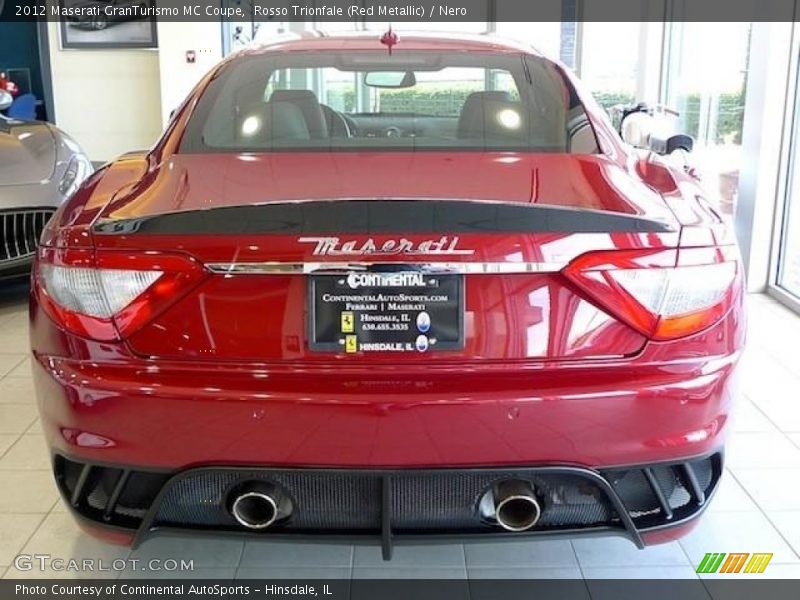 Rosso Trionfale (Red Metallic) / Nero 2012 Maserati GranTurismo MC Coupe