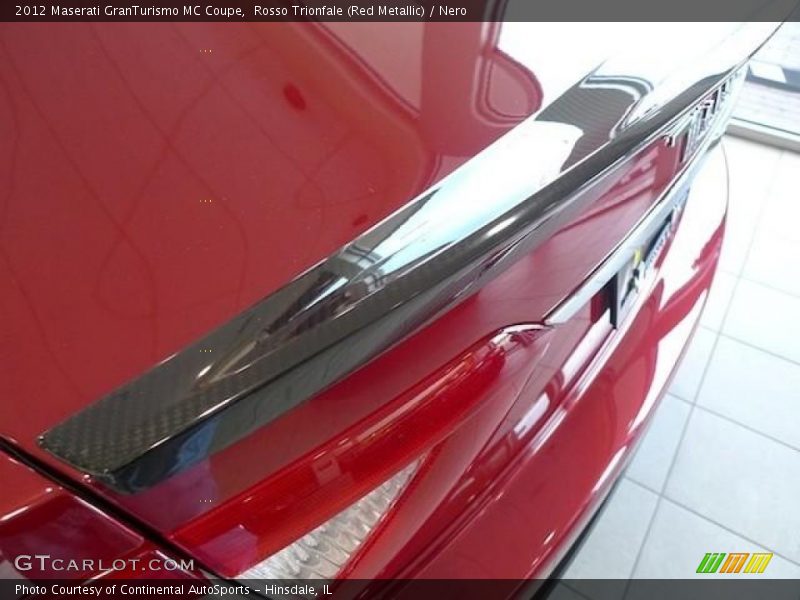 Rosso Trionfale (Red Metallic) / Nero 2012 Maserati GranTurismo MC Coupe