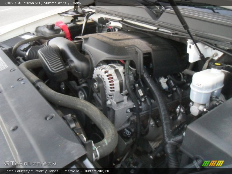 Summit White / Ebony 2009 GMC Yukon SLT