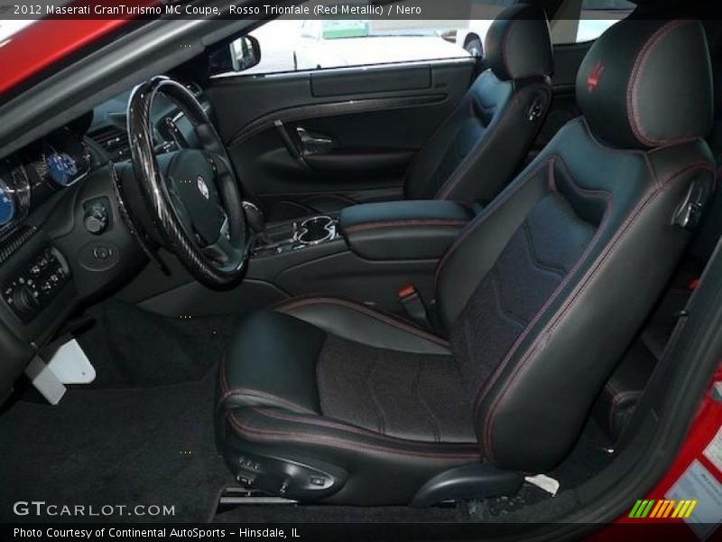 Rosso Trionfale (Red Metallic) / Nero 2012 Maserati GranTurismo MC Coupe