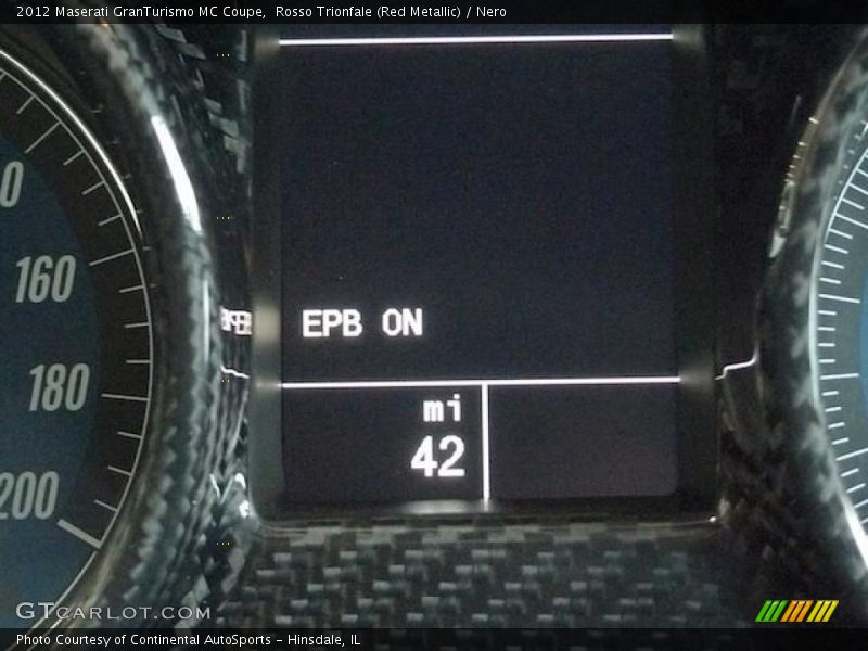 Rosso Trionfale (Red Metallic) / Nero 2012 Maserati GranTurismo MC Coupe
