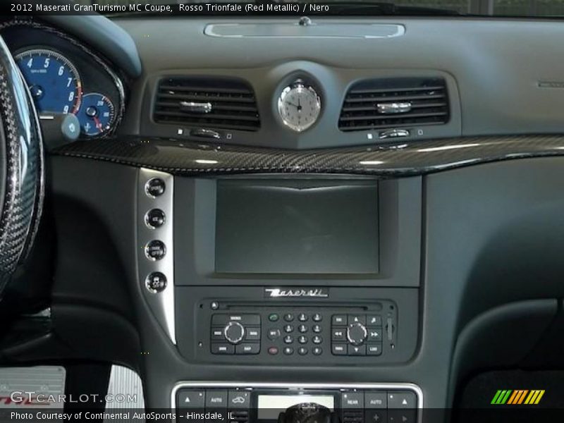 Rosso Trionfale (Red Metallic) / Nero 2012 Maserati GranTurismo MC Coupe