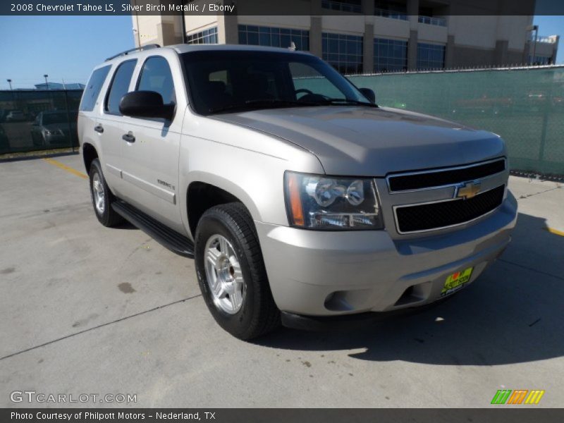 Silver Birch Metallic / Ebony 2008 Chevrolet Tahoe LS