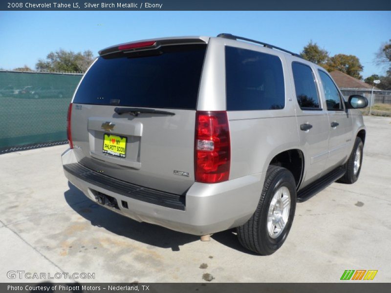 Silver Birch Metallic / Ebony 2008 Chevrolet Tahoe LS