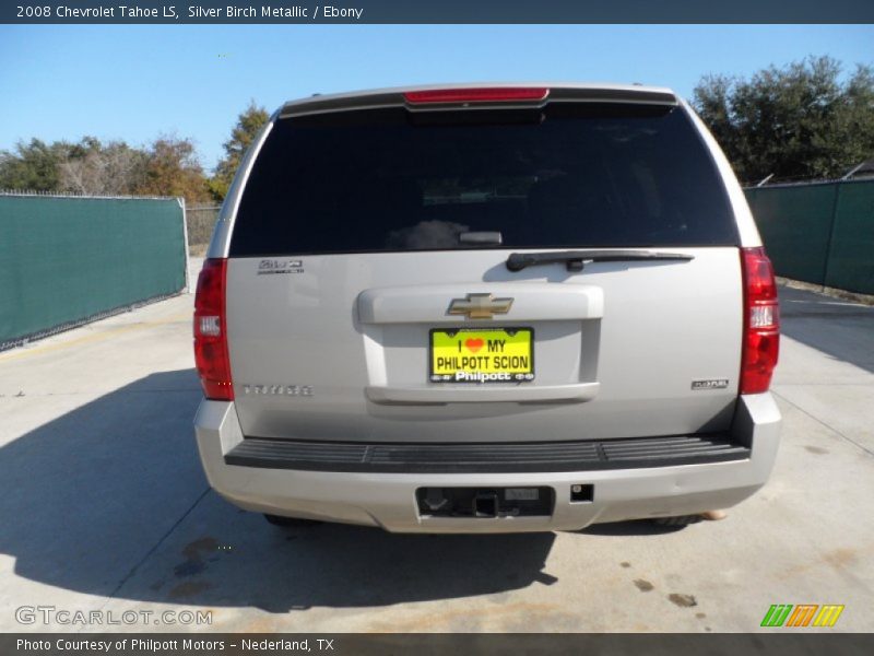 Silver Birch Metallic / Ebony 2008 Chevrolet Tahoe LS