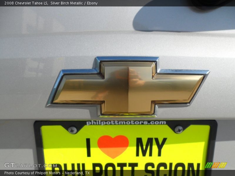Silver Birch Metallic / Ebony 2008 Chevrolet Tahoe LS