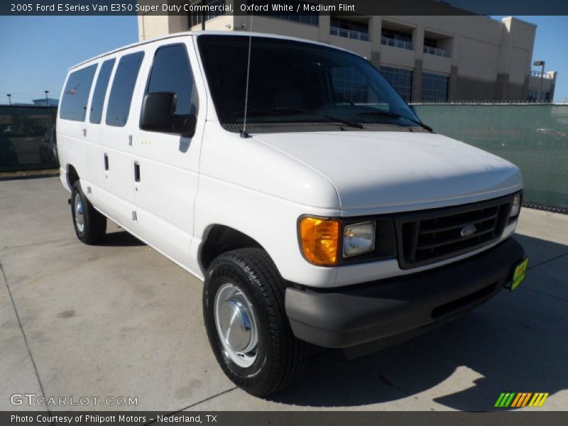 Oxford White / Medium Flint 2005 Ford E Series Van E350 Super Duty Commercial