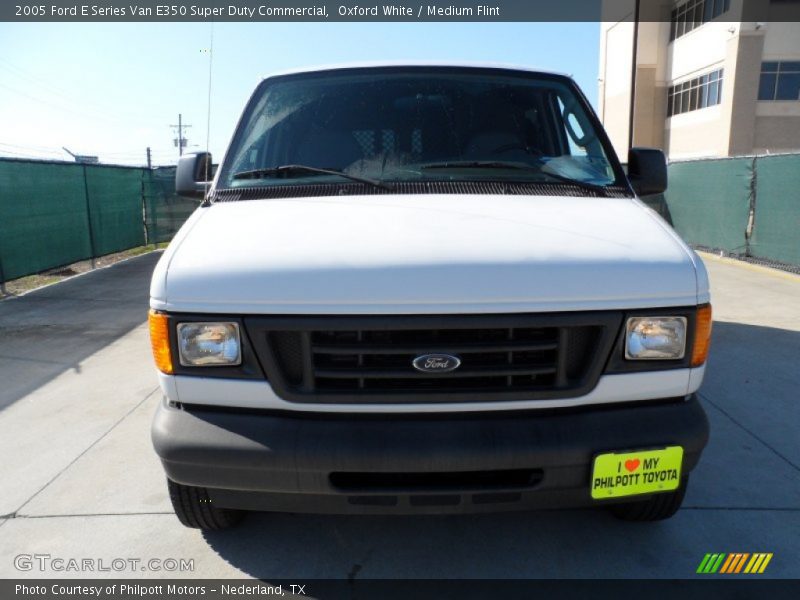 Oxford White / Medium Flint 2005 Ford E Series Van E350 Super Duty Commercial
