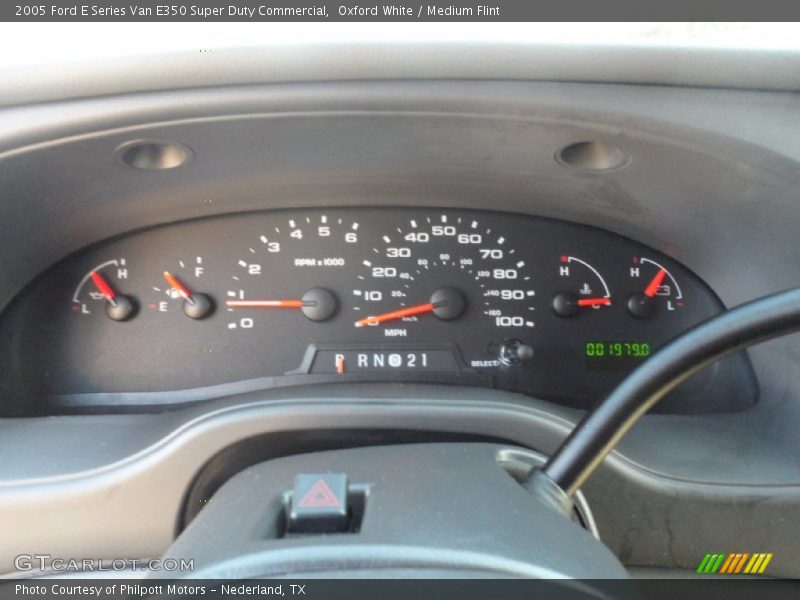 2005 E Series Van E350 Super Duty Commercial E350 Super Duty Commercial Gauges