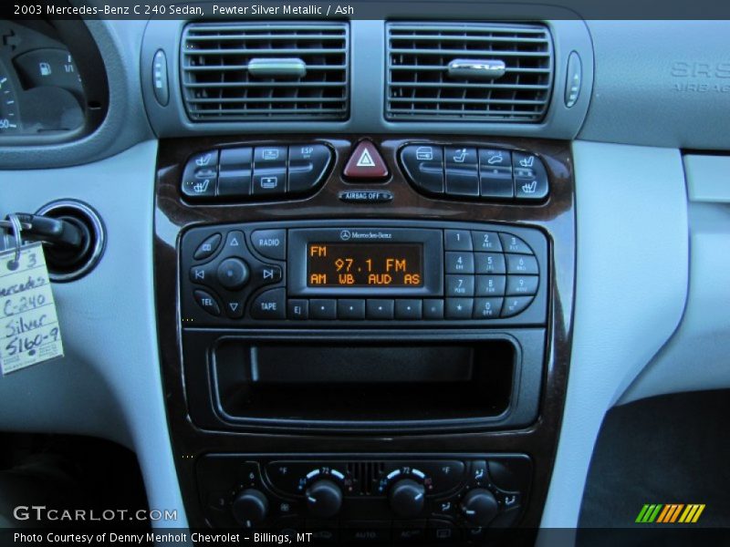 Pewter Silver Metallic / Ash 2003 Mercedes-Benz C 240 Sedan