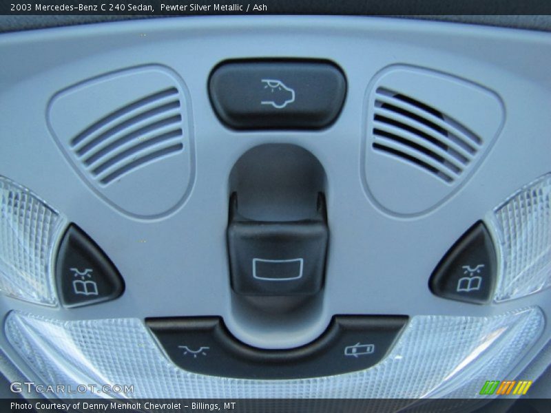 Pewter Silver Metallic / Ash 2003 Mercedes-Benz C 240 Sedan