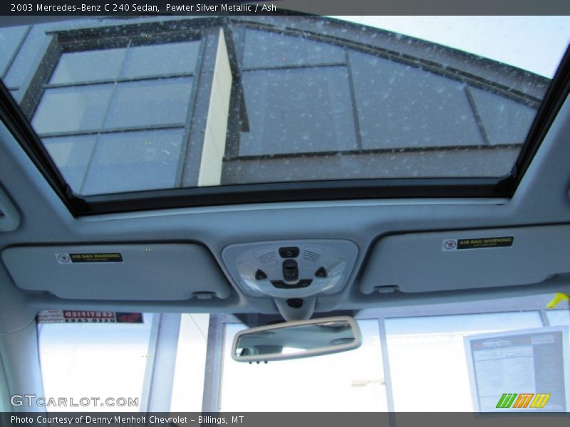 Pewter Silver Metallic / Ash 2003 Mercedes-Benz C 240 Sedan