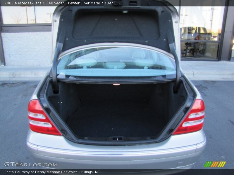 Pewter Silver Metallic / Ash 2003 Mercedes-Benz C 240 Sedan