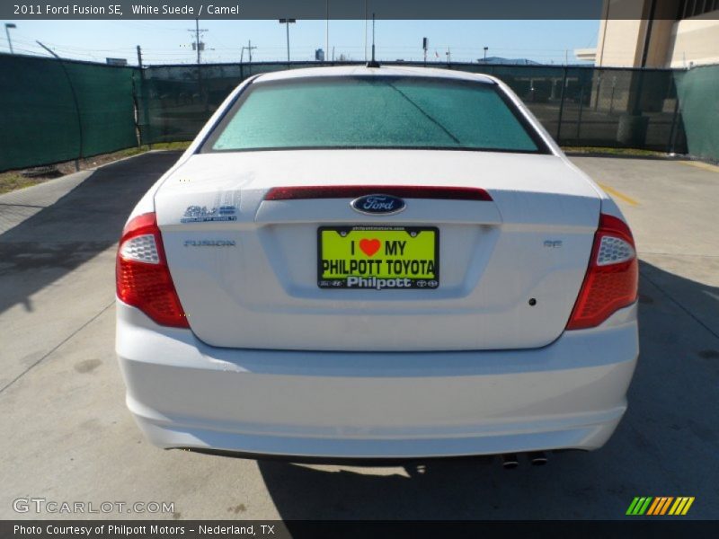 White Suede / Camel 2011 Ford Fusion SE