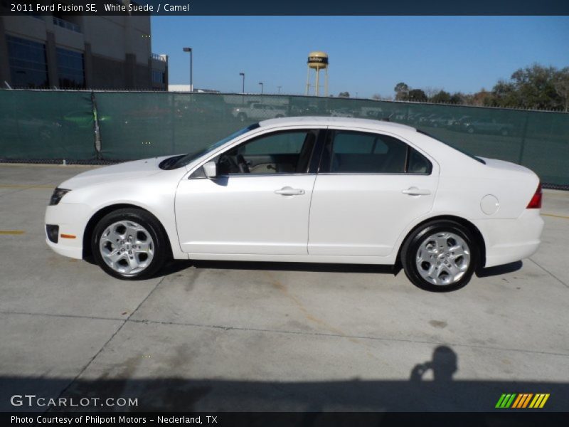 White Suede / Camel 2011 Ford Fusion SE