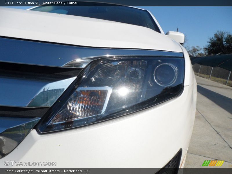 White Suede / Camel 2011 Ford Fusion SE