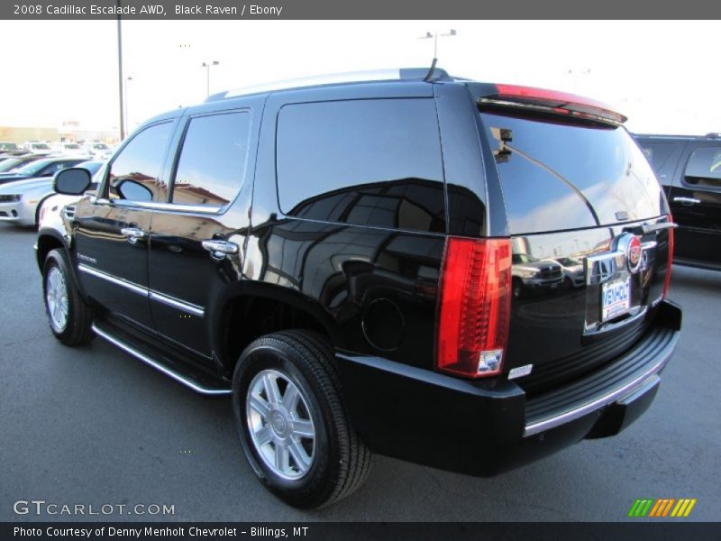 Black Raven / Ebony 2008 Cadillac Escalade AWD