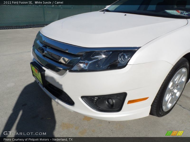 White Suede / Camel 2011 Ford Fusion SE