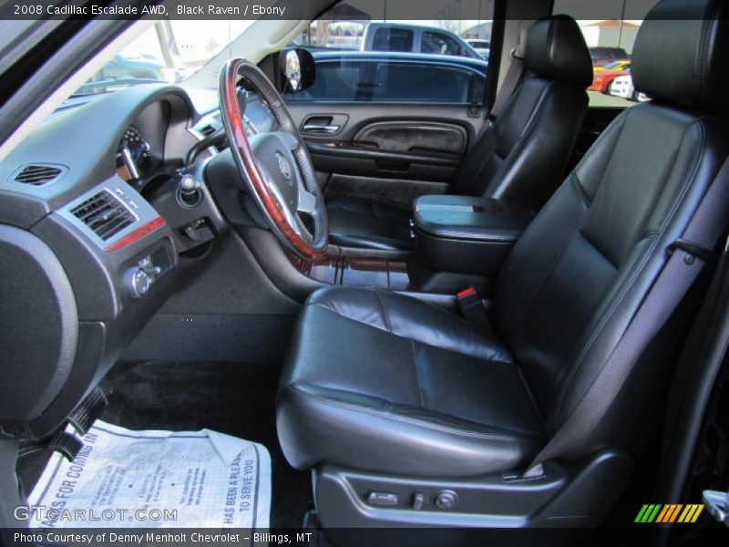 Black Raven / Ebony 2008 Cadillac Escalade AWD