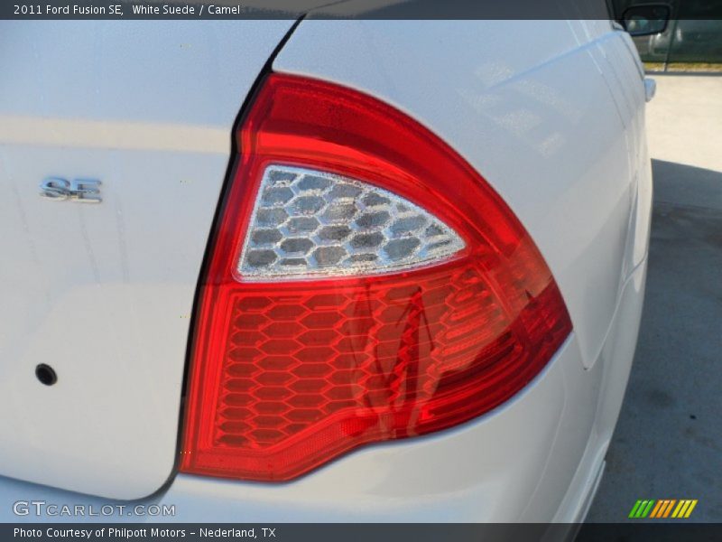 White Suede / Camel 2011 Ford Fusion SE
