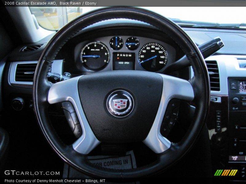 Black Raven / Ebony 2008 Cadillac Escalade AWD