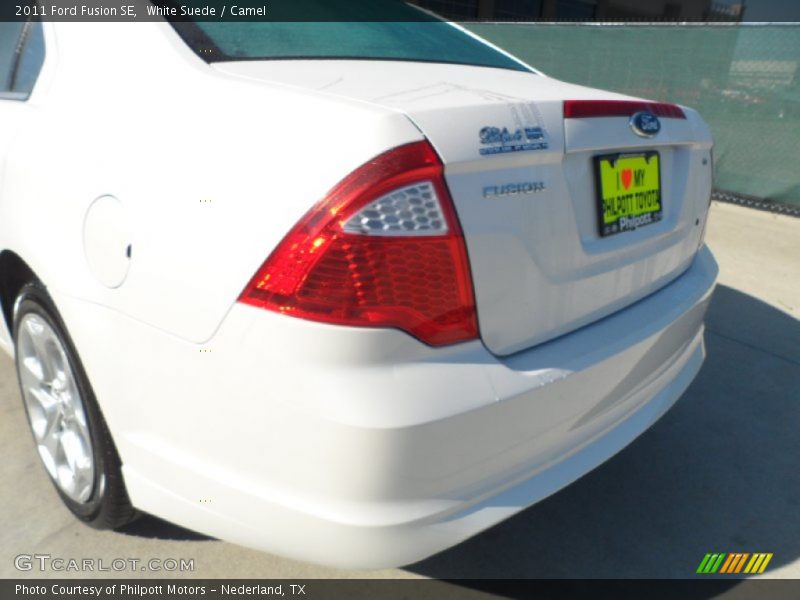 White Suede / Camel 2011 Ford Fusion SE