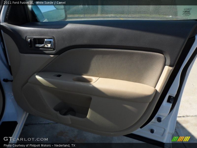 White Suede / Camel 2011 Ford Fusion SE