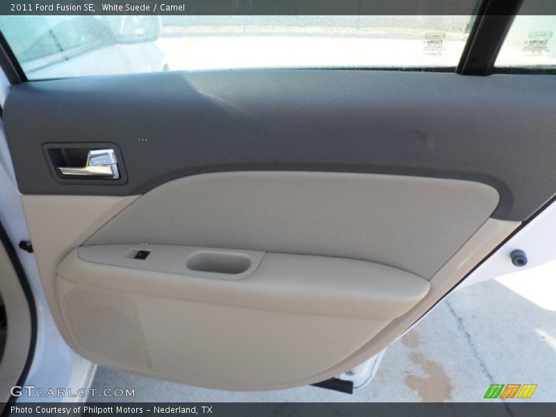 White Suede / Camel 2011 Ford Fusion SE