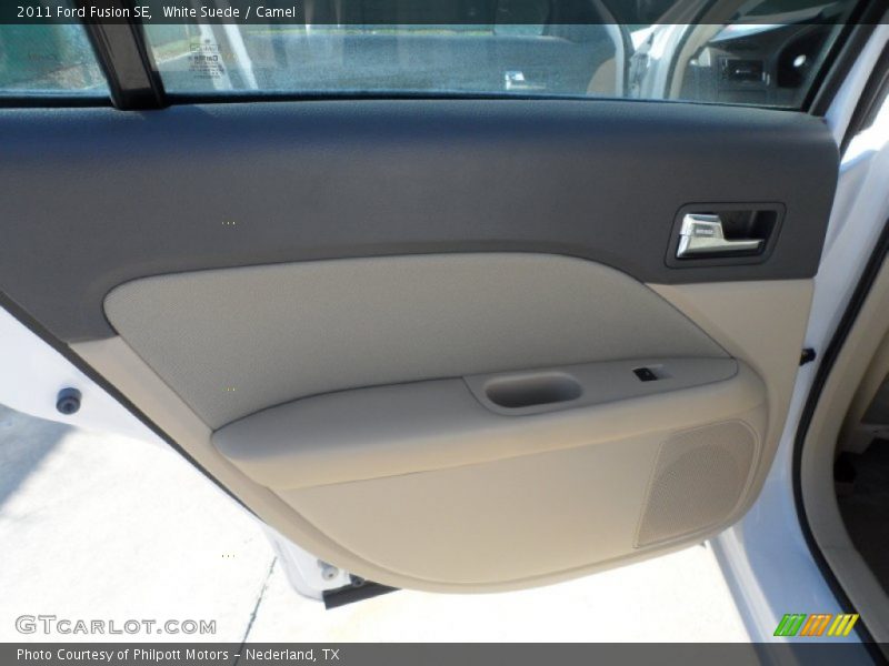 White Suede / Camel 2011 Ford Fusion SE