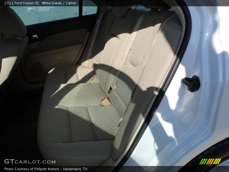 White Suede / Camel 2011 Ford Fusion SE