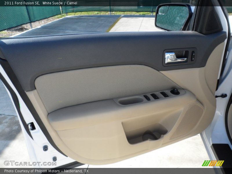 White Suede / Camel 2011 Ford Fusion SE