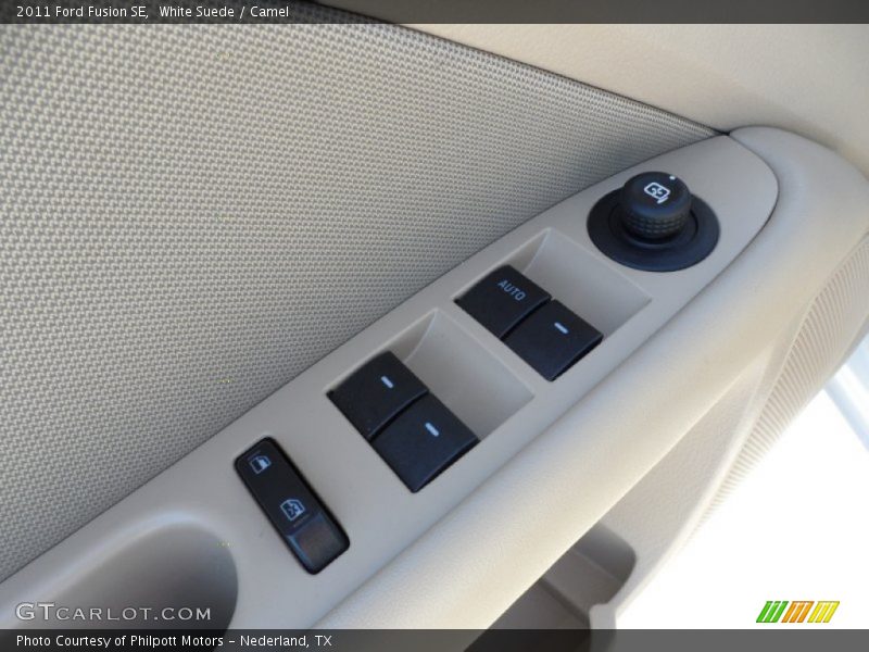 White Suede / Camel 2011 Ford Fusion SE