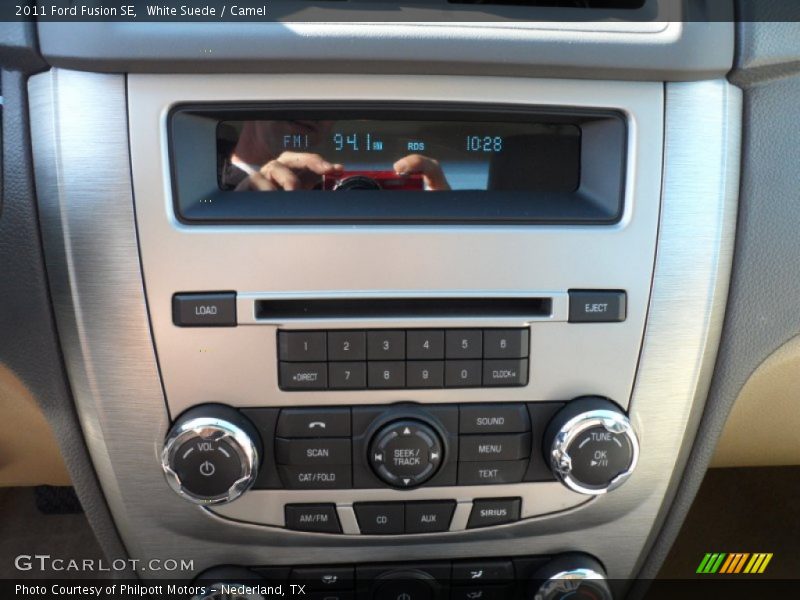 White Suede / Camel 2011 Ford Fusion SE