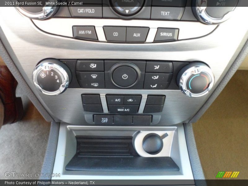 White Suede / Camel 2011 Ford Fusion SE