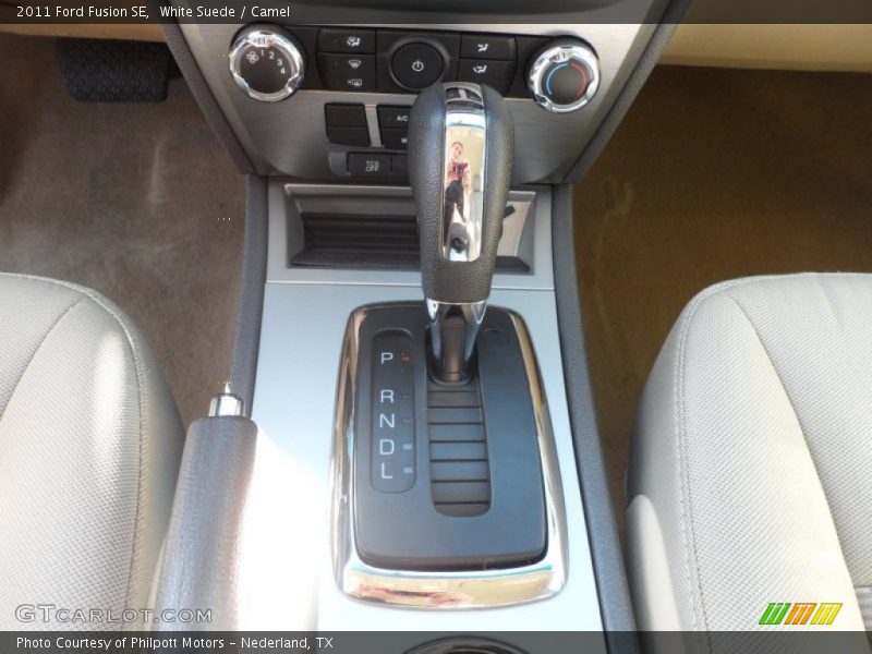 White Suede / Camel 2011 Ford Fusion SE